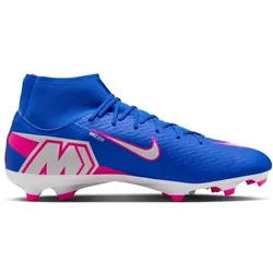Nike, Unisex, Fussballschuhe, Zm Superfly 10 Academy Fg/Mg (45), Blau, Weiss