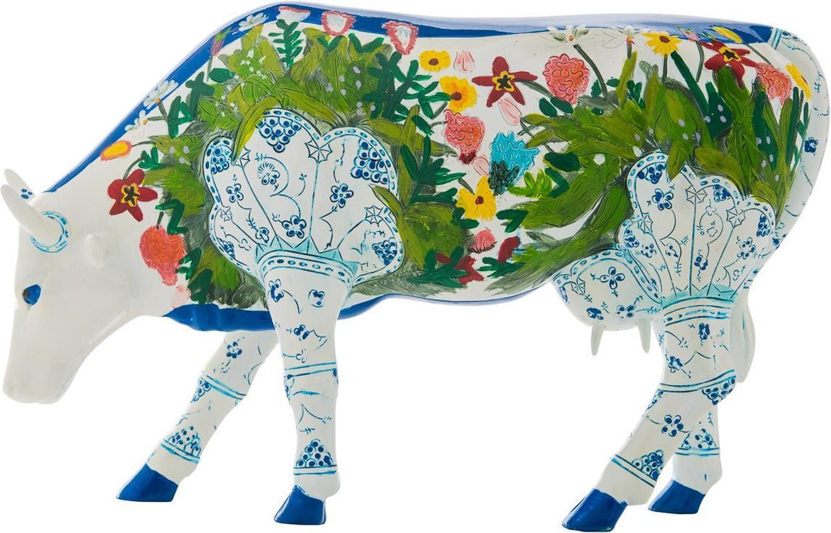 Cowparade Cow Musselmalet large tabletop decoratie