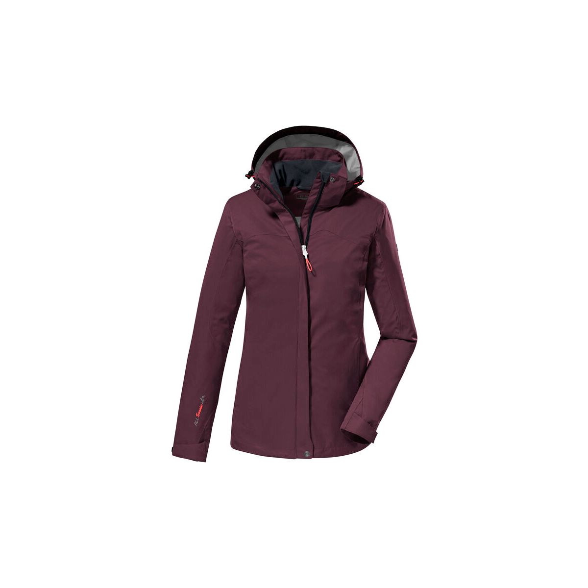 killtec KOS 133 Women Jacket weintraube (00452) 42 38383-000-00452-42