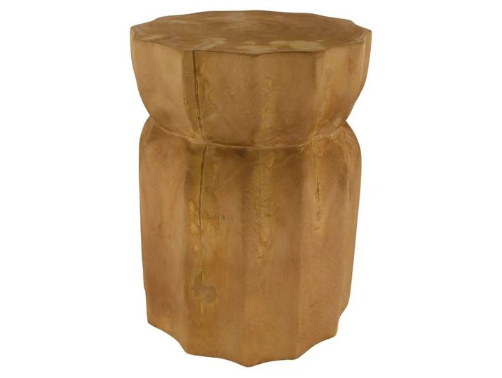 Beistelltisch Paulownia Holz Braun H: 38 cm Decofinder