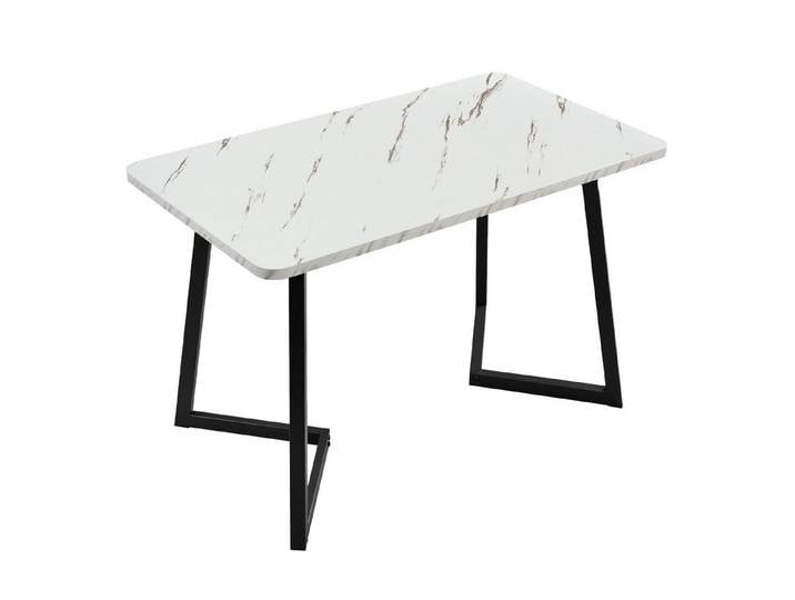 Odikalo Esstisch 117x68cm Esstisch, Gestell aus Metall Rechteckiger Esstisch
