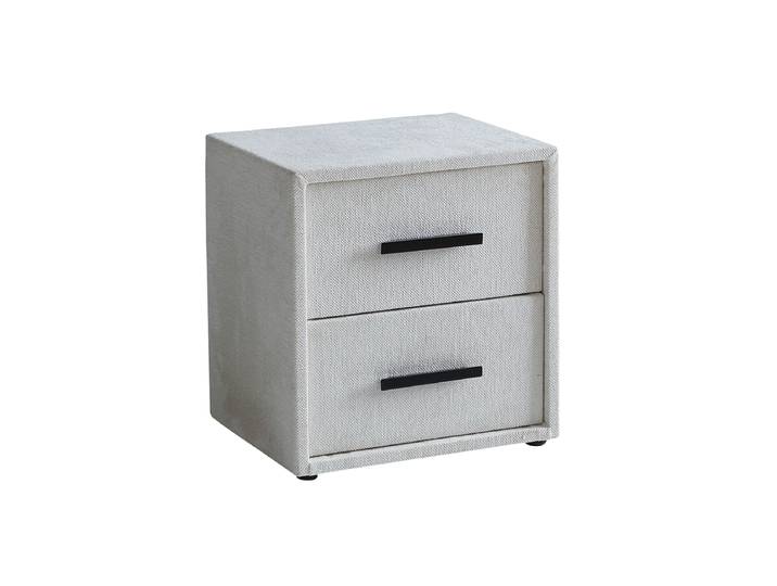 Premium Einzel Boxspringbett „Ruby“ inkl. Matratze & Topper Hellgrau BEDS SUPPLY