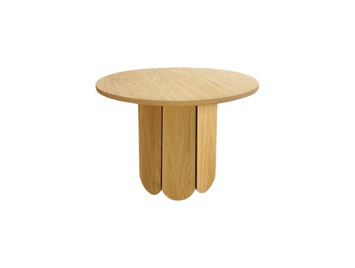 Runder Design Esstisch „Soft Dining“ Eiche Natural MR.WOOD