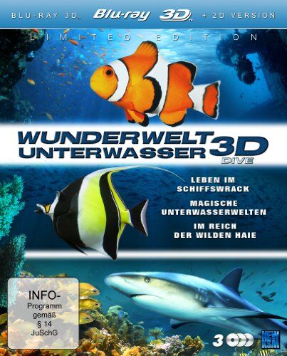 Graham Wallington - Dive 3D - Wunderwelt Unterwasser [Limited Edition] [Collector's Edition] [Blu-ray 3D] - Preis vom 30.09.2026 22:30:23 h