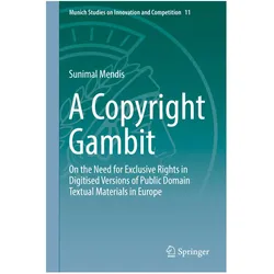 A Copyright Gambit, Fachbücher von Sunimal Mendis