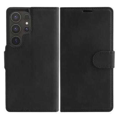 Just in Case Pu-Leder Book Hülle Schwarz Samsung Galaxy S25 Ultra (Samsung Galaxy S25 Ultra) (8504579)