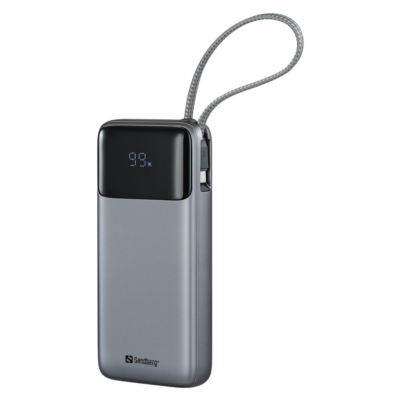 Sandberg All-in1 Powerbank 20000 PD67W (20000 mAh, 67 W, 74 Wh) (421-29)