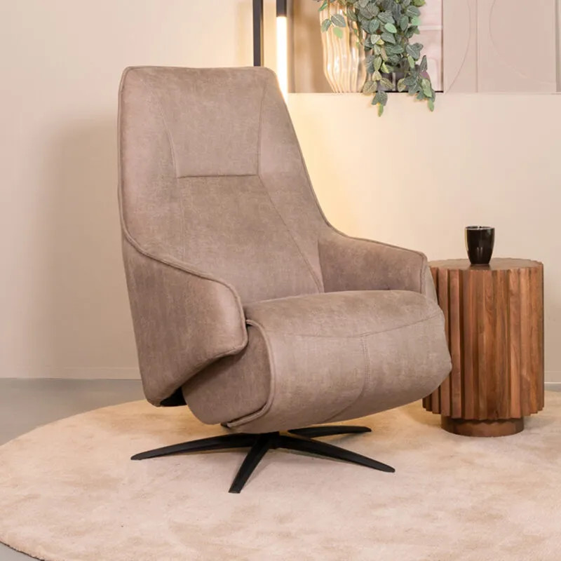 Label51 Fauteuil Odense - Taupe - Kunstleder