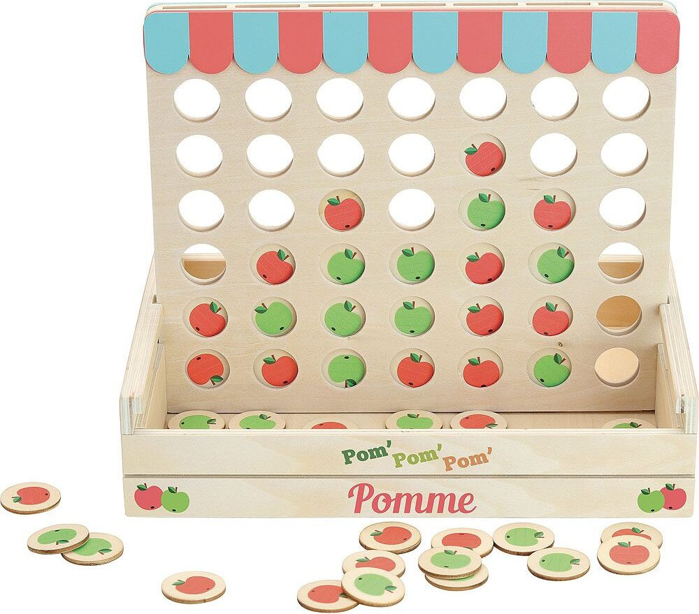 Vilac Houten logisch spel – Plaats 4 stenen op een rij