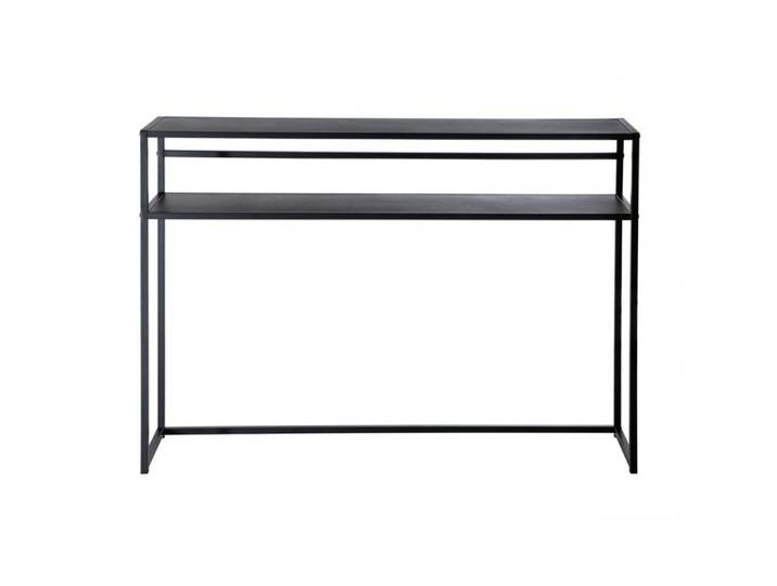 CALICOSY - Console en métal noir L112 cm - OLLI - Noir