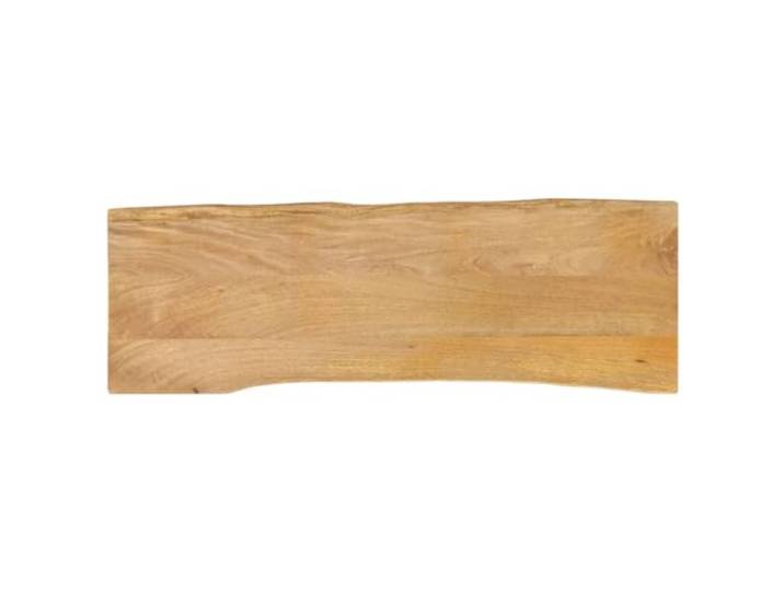 vidaXL Tischplatte mit Baumkante 120x40x3,8 cm Massivholz Mango