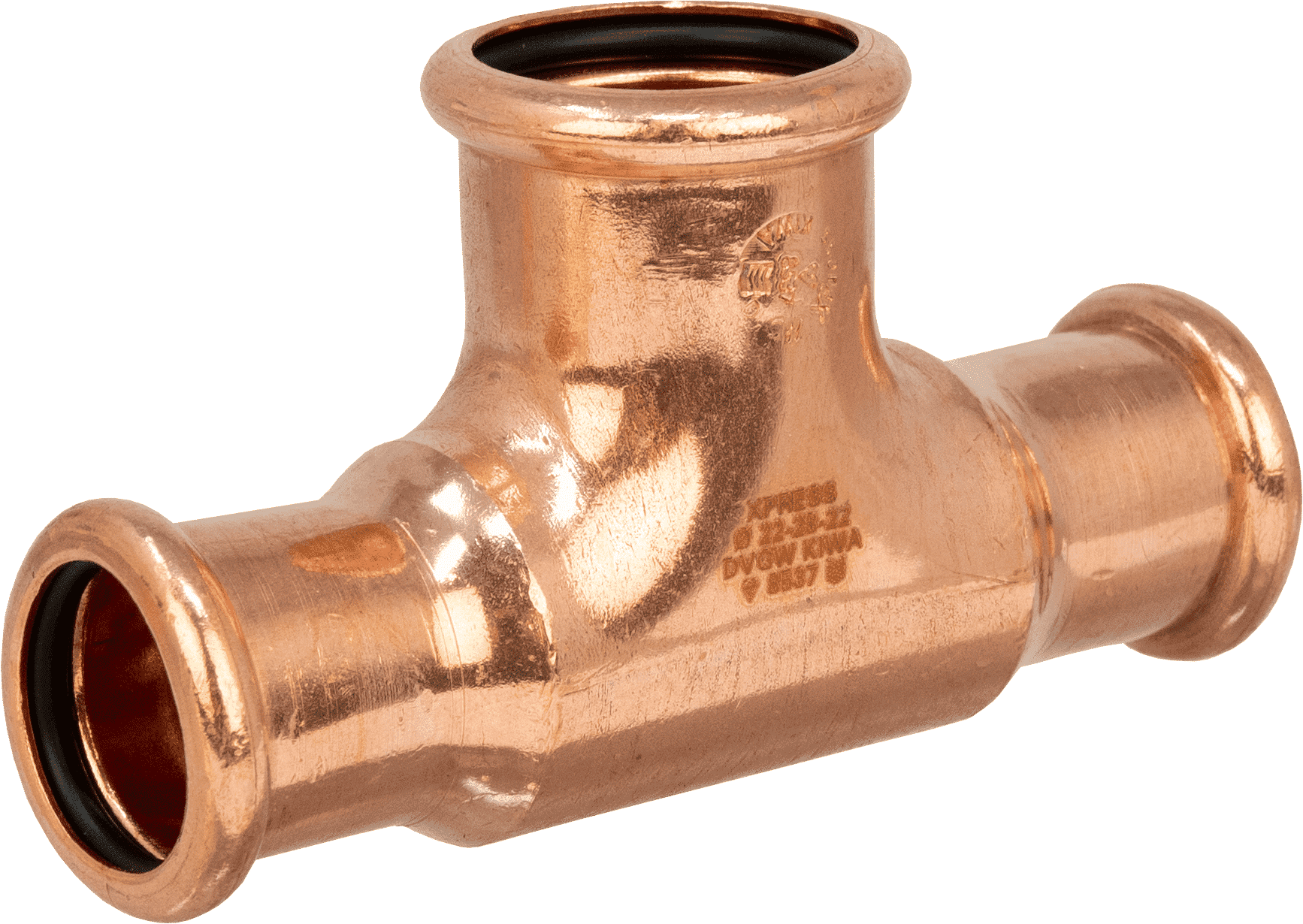 Pegler Yorkshire VSH Xpress Water Tee - 22 x 22 x 28mm (Reduced Ends)