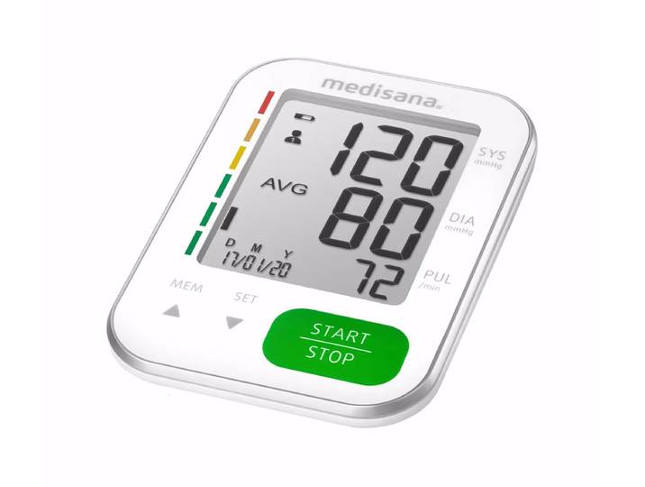Medisana BU565W Blutdruckmessgerät – Blutdruckmessgerät/Herzfrequenzmessgerät – weiss