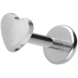 Titan Labret mit Push Fit HERZ