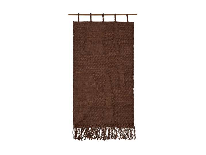 Ferm Living Décoration murale Harvest 50x100 cm Chocolat noir