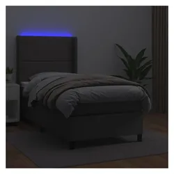 vidaXL, Boxspringbett, Parenas (Flach mit Nägeln) (100 x 200 cm)