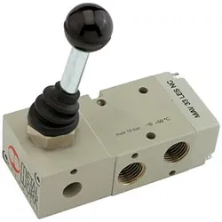 3/2-Wegeventil, man. 90° Hebel monostabil G 1/8 (514.101)