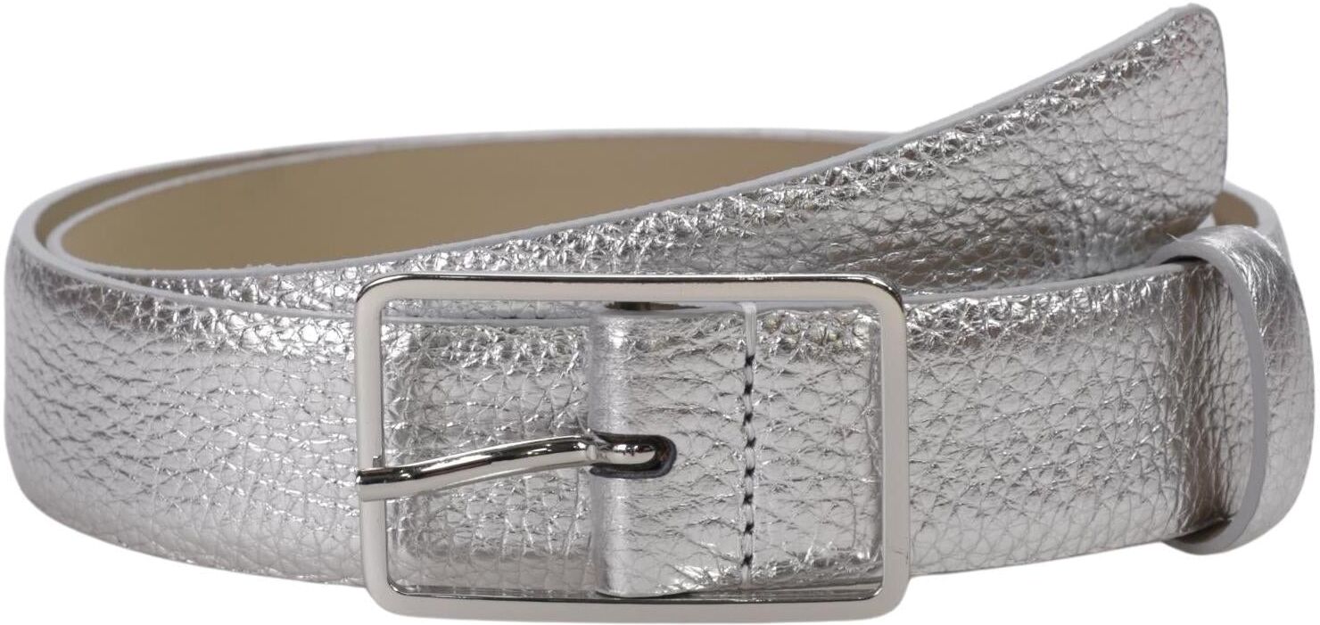 Abro Damen Gürtel, Silber, Gr. 75, Leder - Second Hand