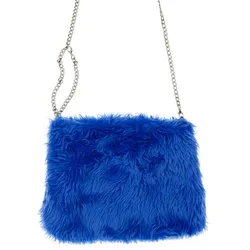 Handtasche "Plüsch", blau