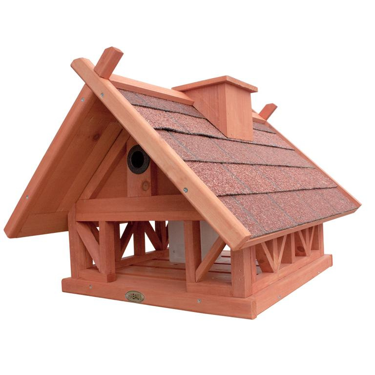 HABAUGMBH Vogelhaus ''Fachwerk'' mit Silo und Nistkasten 56x48x37cm 08734733