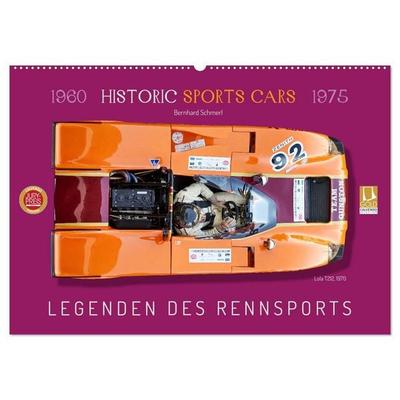 Legenden des Rennsports Historic Sports Cars 1960-1975 (Wandkalender 2027 DIN A2 quer), CALVENDO Monatskalender