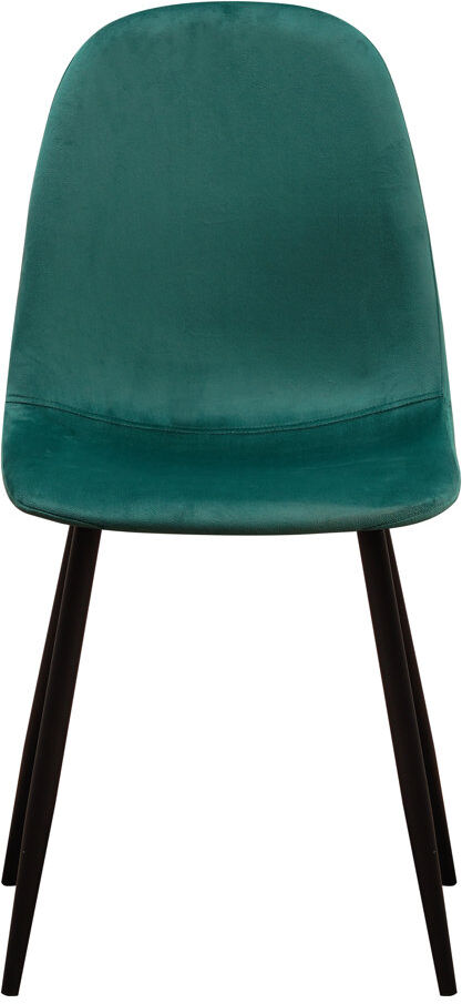 Fairmont Park Elegant & Versatile Set of 6 Fabela Chairs – Upholstered Hand-Finished Scandinavian Modern Dining Chairs with Ergonomic Seat Green 87.5cm H X 44cm W X 40cm D