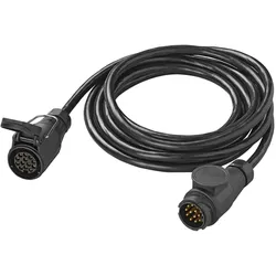 ProPlus 343528 Anhängerverlängerungskabel, 13-poliger Stecker/Buchse, 5 m
