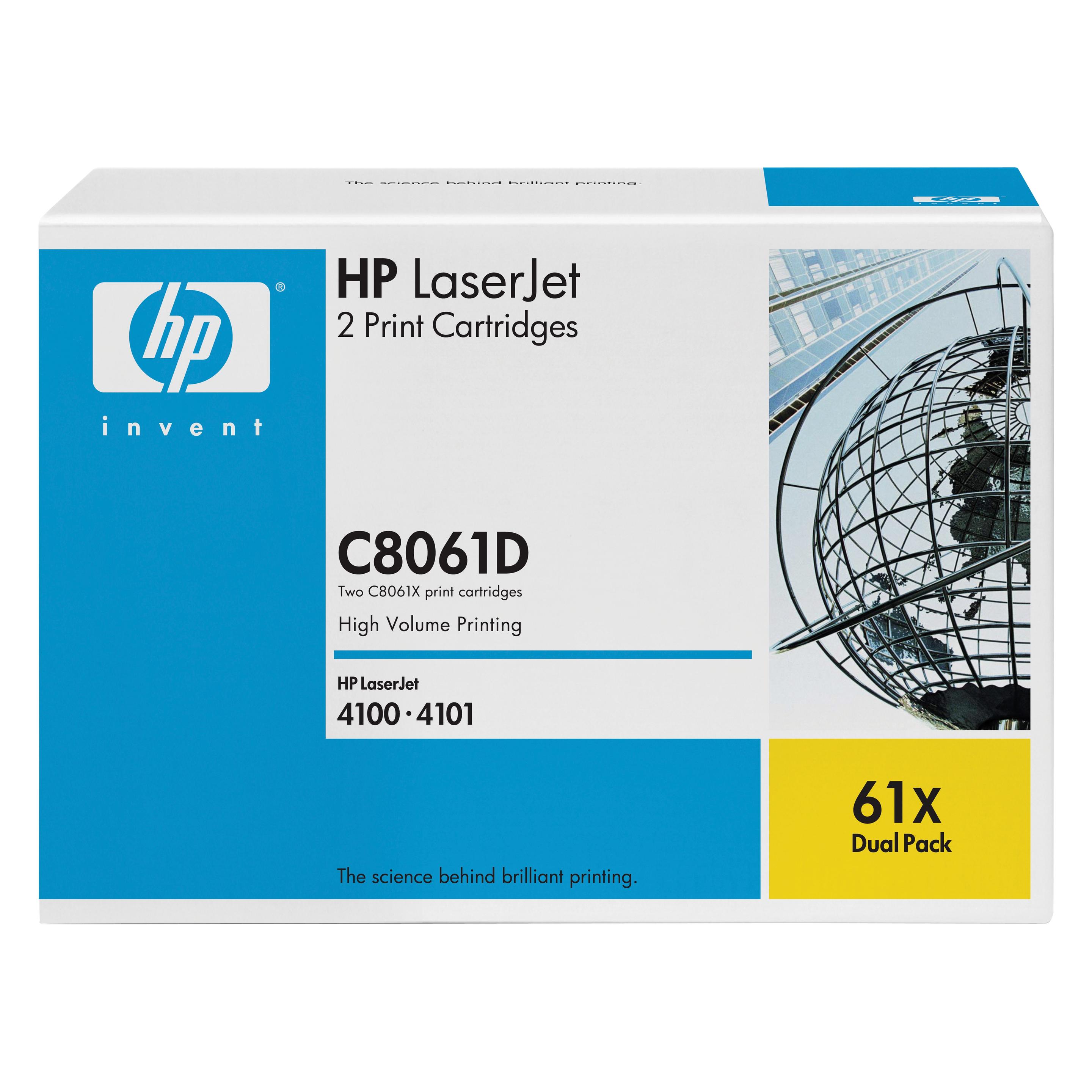 HP C8061D Twin Pack (BK) (C8061D)