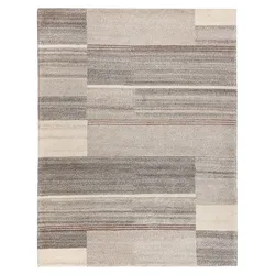 Nepal Teppich Natur. Living Star 140x200cm Mischgewebe Grau, Beige Grau / 140 x 200 cm