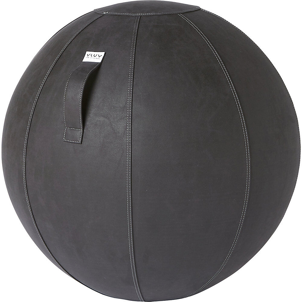 VEGA Sitzball, veganes Kunstleder, 700 - 750 mm, schwarz VLUV