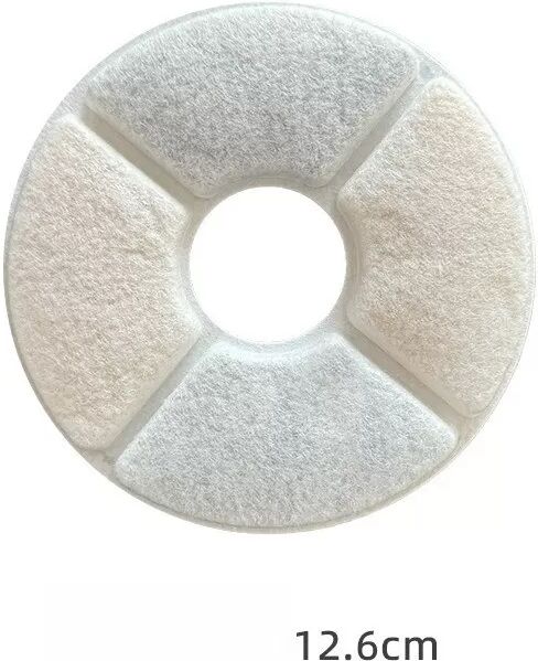 INF Runder Blumenförmiger 12,6 cm Filter für Haustierbrunnen (5er-Pack)