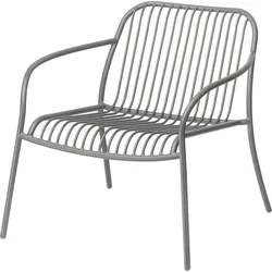 Yua Wire Gartensessel dunkelgrau