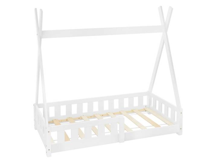 KINDERBETT Tipi 70x140 cm Weiß