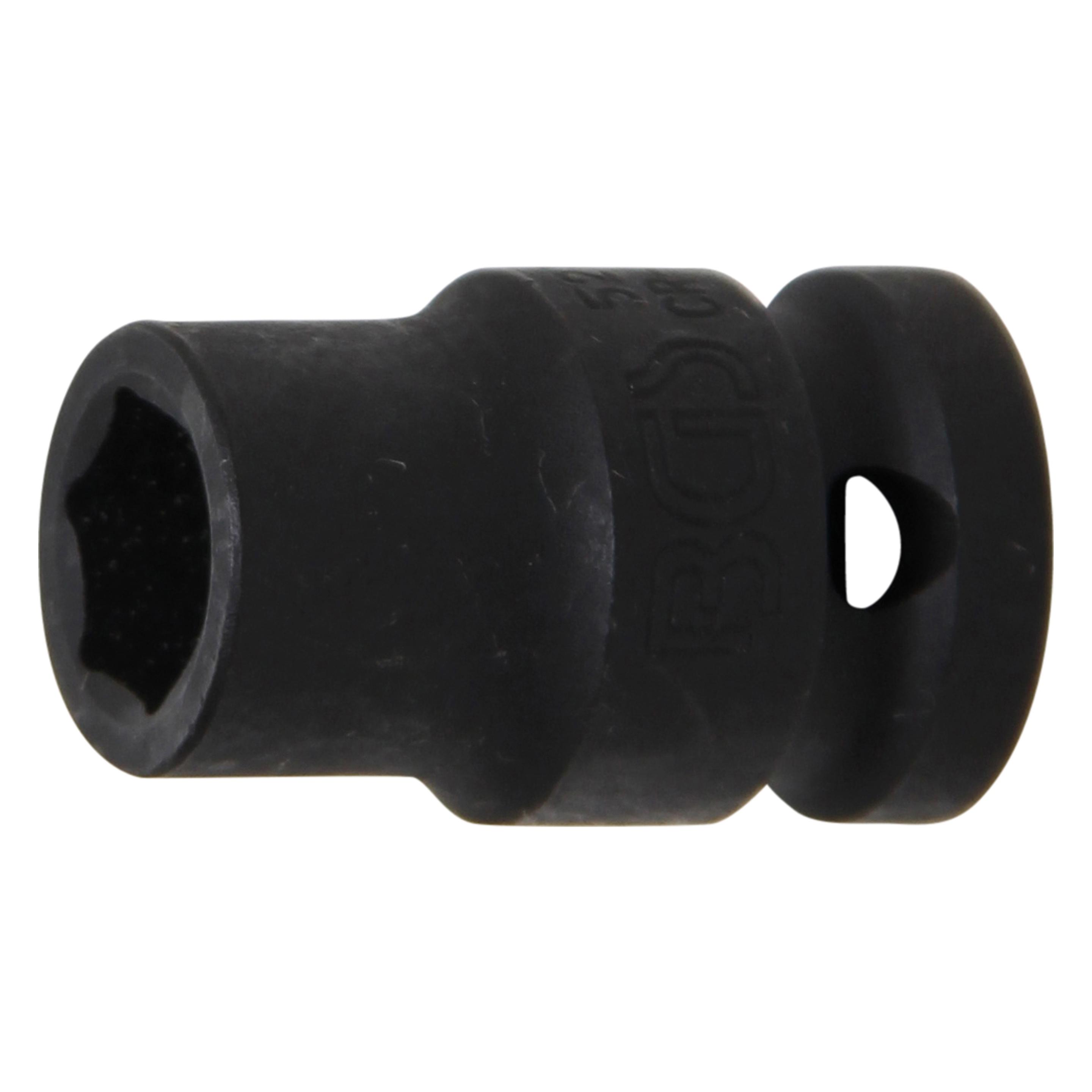 BGS Kraft-Steckschlüssel-Einsatz Sechskant | Antrieb Innenvierkant 12,5 mm (1/2") | SW 12 mm (12 mm) (5212)