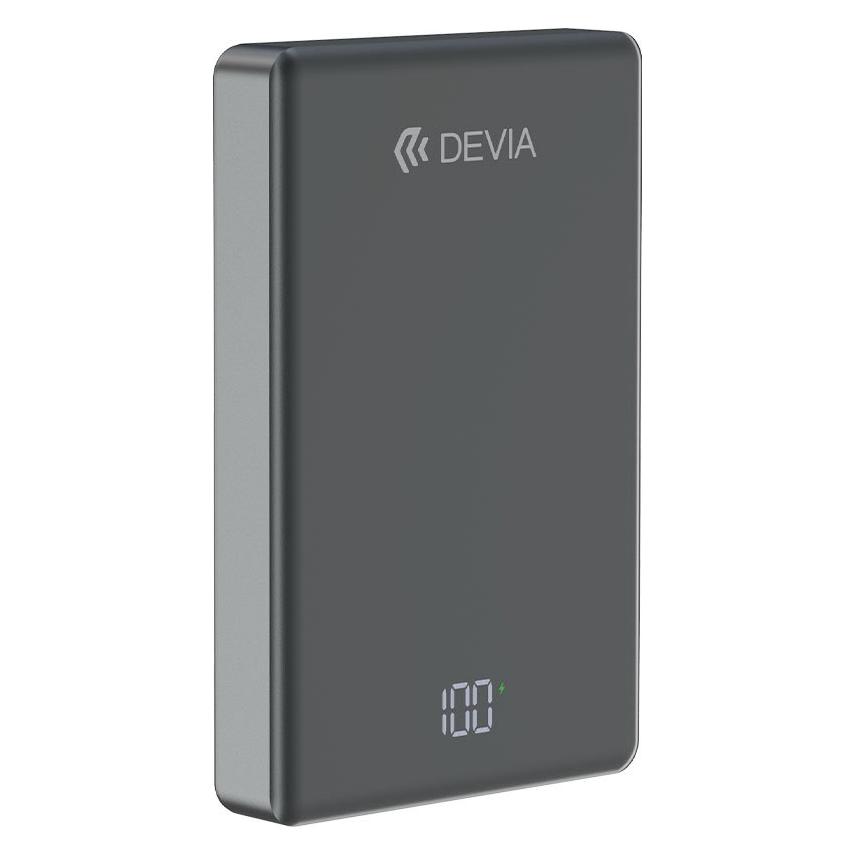 Devia Extreme Speed Mini Magnetic 10000mAh Space Gray / Powerbanka / Magnetická / PD 20W (10000 mAh, 20 W) (6942297107939)