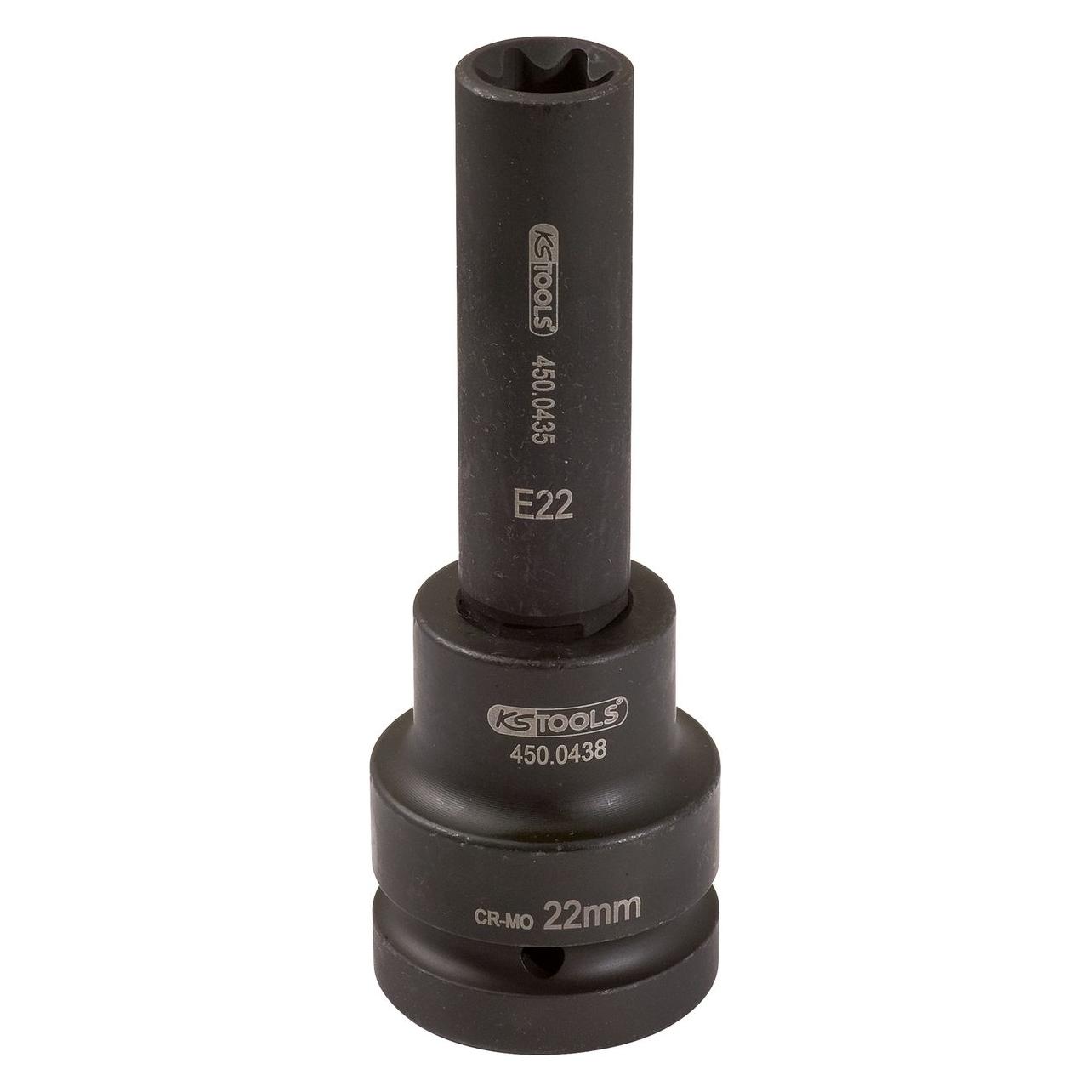 KS Tools 1" Kraft-Stecknuss lang (450.0481)