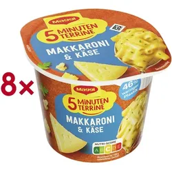 Maggi 8er-Pack 5 Minuten Terrine »Makkaroni & Käse«