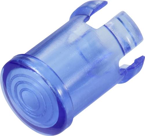 TRU COMPONENTS TC-13069292 Leuchtkappe Blau, Transparent Passend für (LEDs) LED 5mm