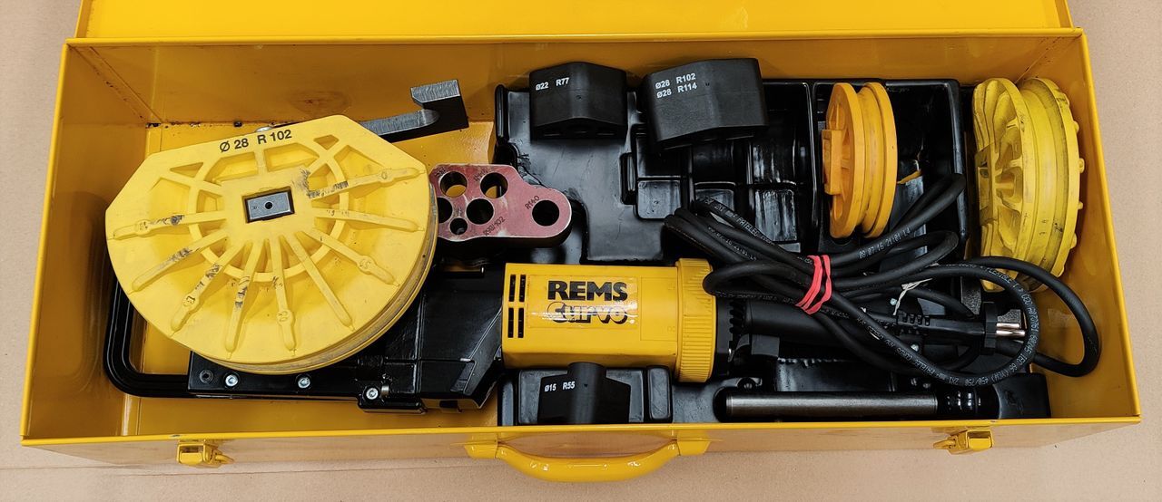 REMS Rohrbieger Curvo Set 15-22-28 Nr. 580022 Bieger Rohrbiegegerät Sanitär