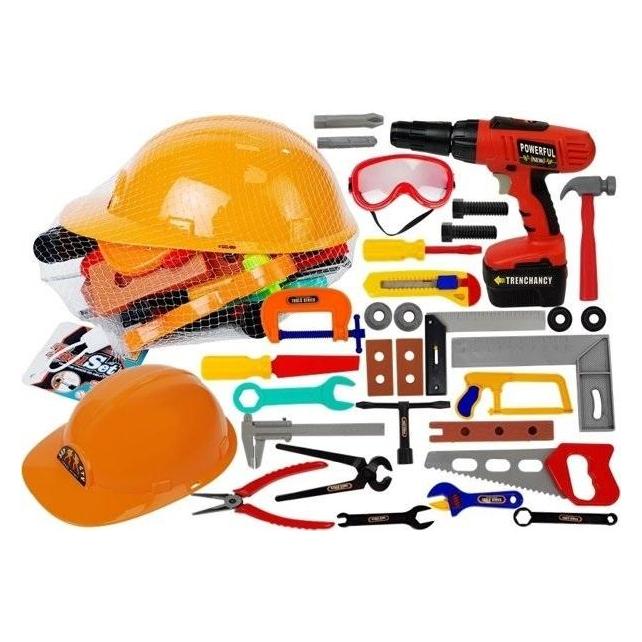 Lean Toys Lean Cars Werkzeugset für kleine Bastler, 37 Teile (LT-6583-0)