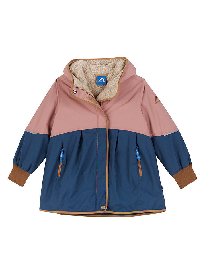 finkid Winterjacke "Aina Mukka" in Rosa/ Blau - 100/110