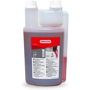 Oregon Motoröl O11-1140, mit Dosierflasche, teilsynthetisch, für 2-Taktmotoren, 50:1, 1 Liter