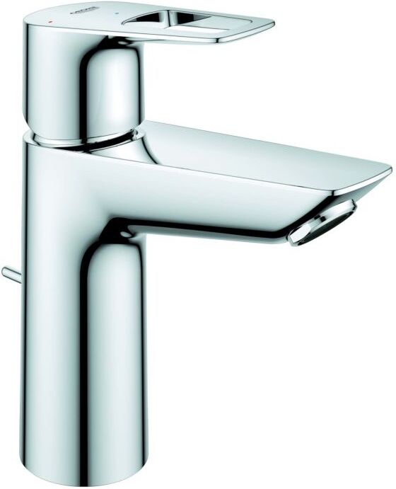 Grohe BauLoop Waschtischarmatur 23887001 1/2", M-Size, mit Ablaufgarnitur, Temperaturbegrenzer, chrom