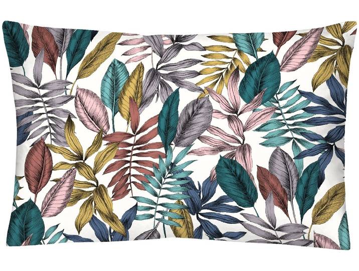 Home Fashion Kopfkissenbezug Blätter 65x100 cm