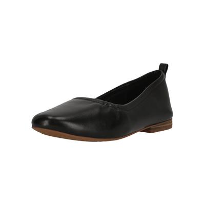 Mokassin CLARKS "Fawna Soft", Damen, Gr. 37, schwarz, Leder, Schuhe Mokassin, in flexibler Qualität für maximalen Komfort