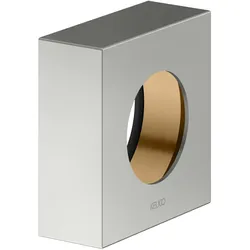 KEUCO Verlängerungs-Rosette für Ventile Unterputz, Rosettenform eckig, 59551060282, Farbe: Edelstahl-finish