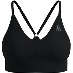 ODLO Damen BH Da SEAMLESS LOW - PADDED, Größe XS in Schwarz Schwarz