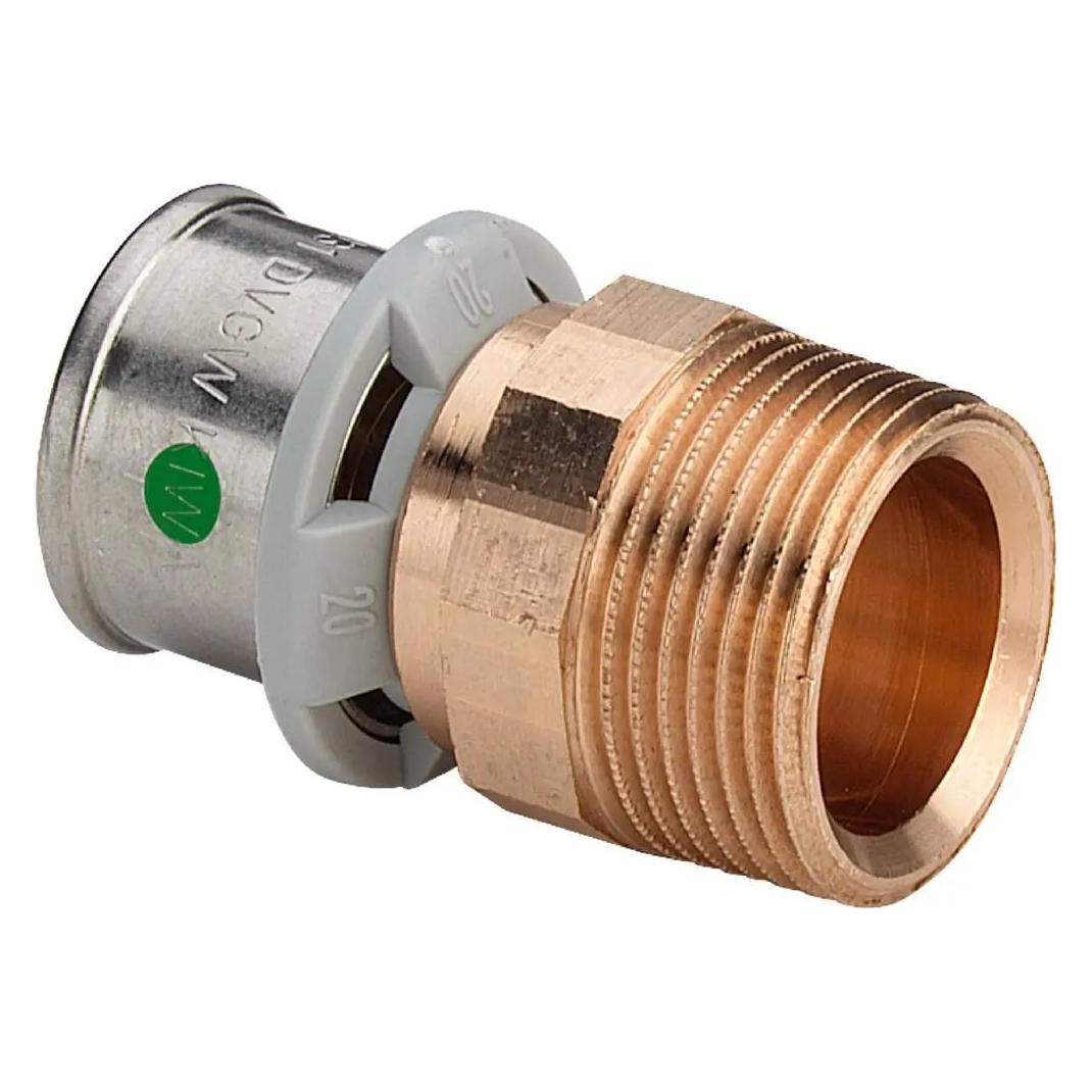 Viega Sanfix Fosta Sanfix P-Übergangsstück, d 32mm, R 1 Rotguss Modell 2111 (Pressverbindung) (566333)