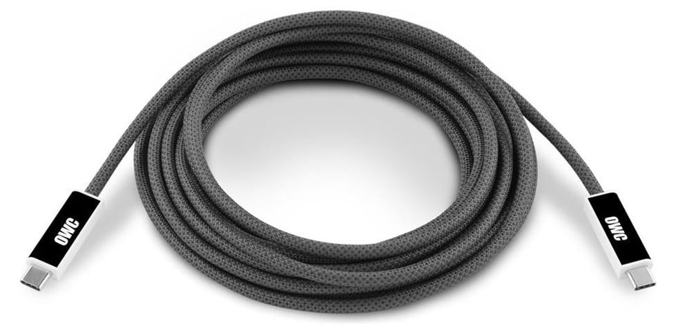 OWC USB4 Gen 3x2 USB-C naar USB-C kabel, 40 Gbit/s, 3 meter, zwart