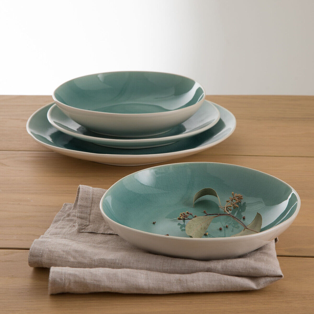 LA REDOUTE INTERIEURS Lot 4 assiettes creuses Gogain
